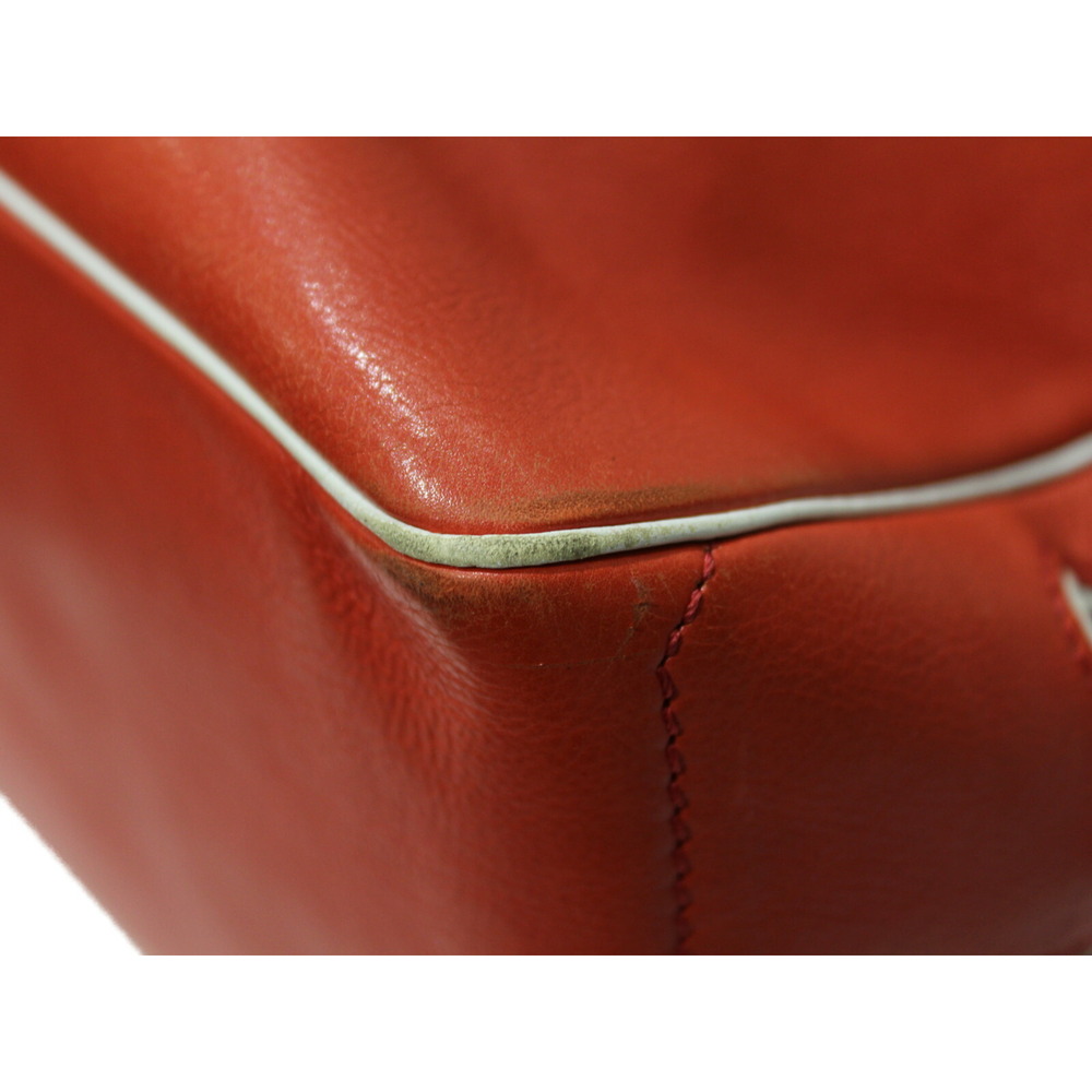 Celine Boogie Bag Red Leather Handbag - Picture 6 of 7